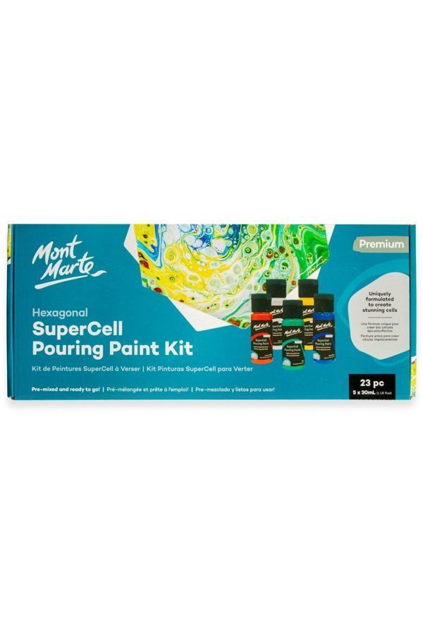 Mont marte MM SuperCell Dökme Boya Seti Premium 23 Parça - Image 1