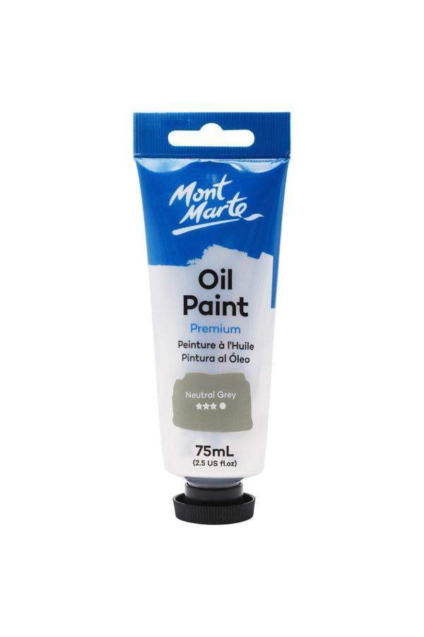 Mont marte MM Premium Yağlı Boya 75ml - Neutral Grey - Image 1
