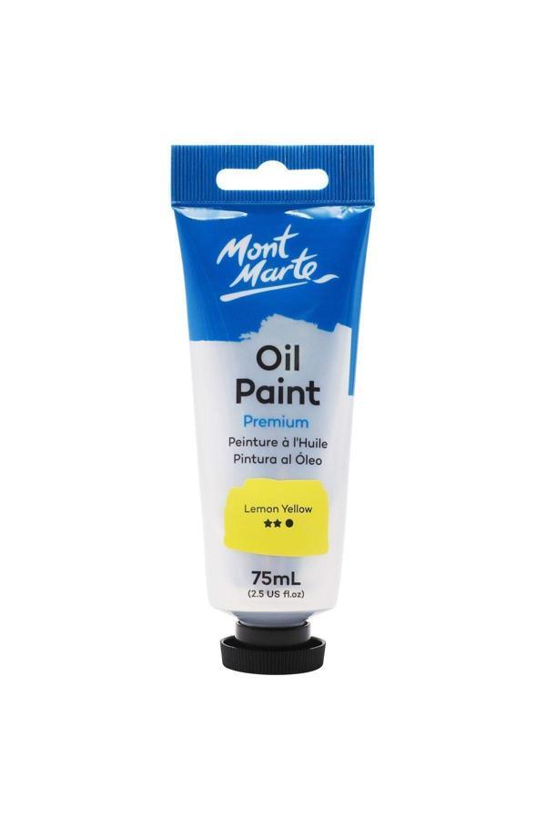Mont marte MM Premium Yağlı Boya 75ml - Lemon Yellow - Image 1