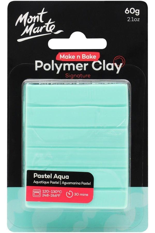 Mont marte MM Make n Bake Polimer Kil Signature 60g - Pastel Aqua - Image 1