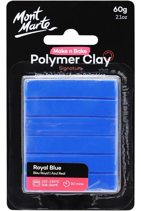 Mont marte MM Make n Bake Polimer Kil Signature 60g - Royal Blue - Image 1