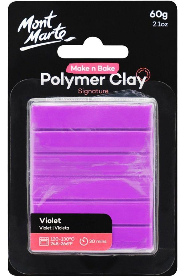 Mont marte MM Make n Bake Polimer Kil Signature 60g - Violet - Image 1