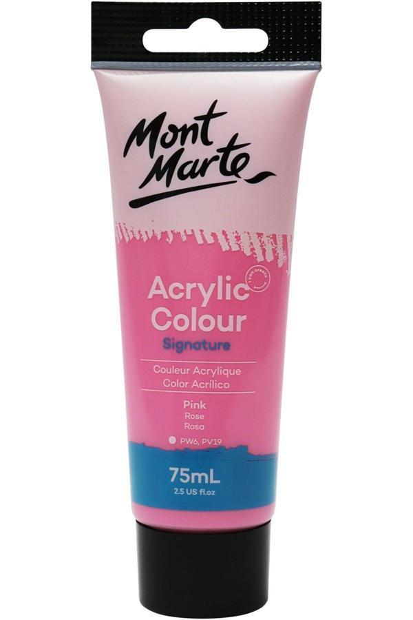 Mont marte MM Akrilik Renkli Boya Signature 75ml - Pink - Image 1
