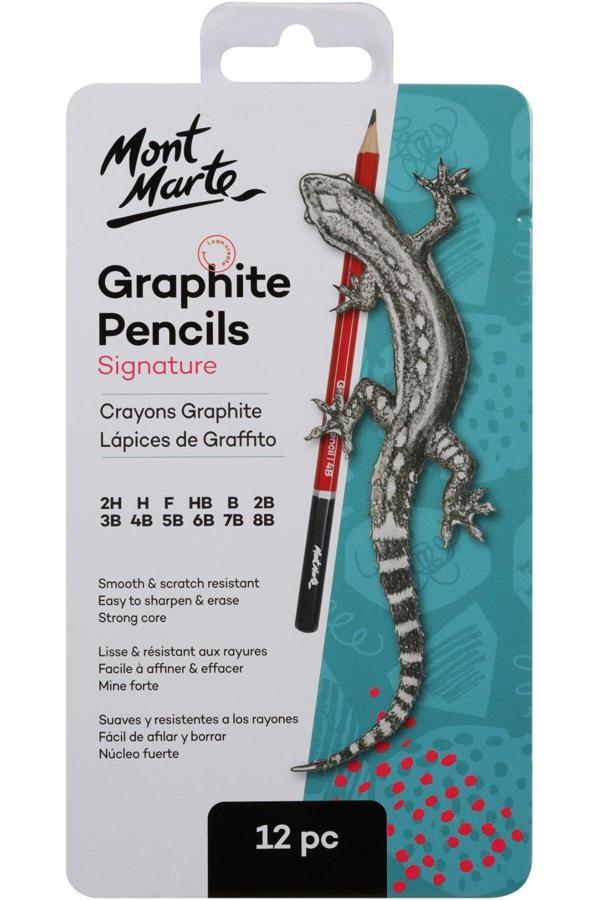 Mont marte MM Grafit Kalemler 12'li Signature - Image 1