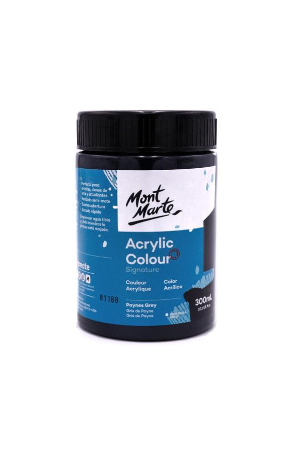 Mont marte MM Akrilik Renkli Boya Signature 300ml - Paynes Green - Image 1