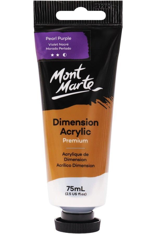 Mont marte MM Premium Dimension Akrilik 75ml - Pearl Purple - Image 1