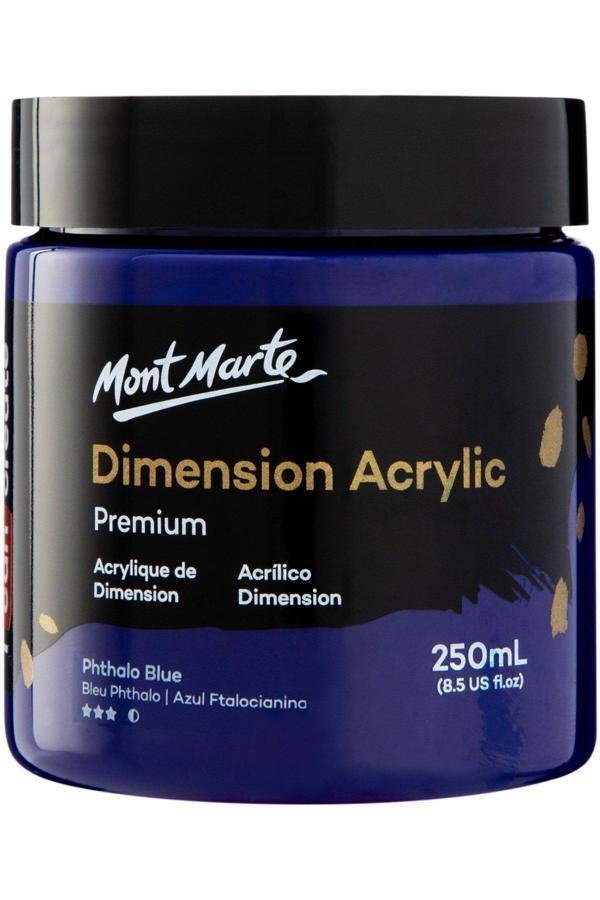 Mont marte MM Premium Dimension Akrilik 250ml - Phthalo Blue - Image 1