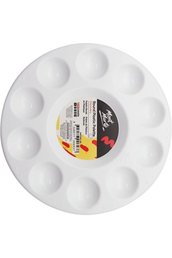 Mont marte MM Yuvarlak Plastik Palet Discovery 17cm - Image 1