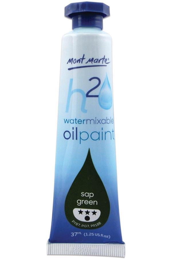 Mont marte MM Suyla Karıştırılabilir Yağlı Boya 37ml - Sap Green - Image 1