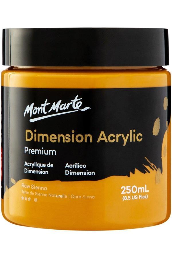 Mont marte MM Premium Dimension Akrilik 250ml - Raw Sienna - Image 1