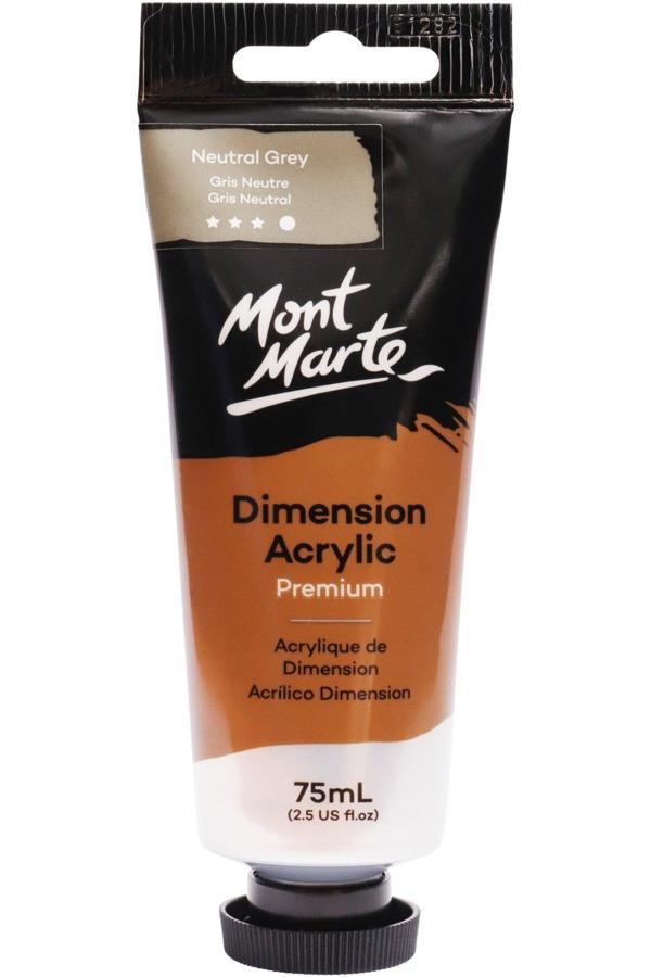 Mont marte MM Premium Dimension Akrilik 75ml - Neutral Grey - Image 1