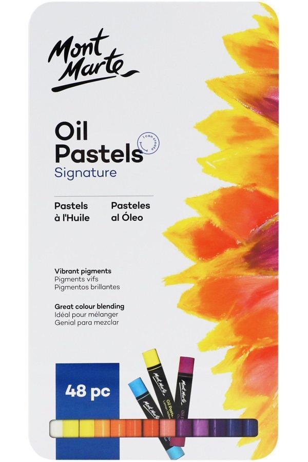 Mont marte MM Yağlı Pastel Teneke Kutuda 48'li Signature - Image 1