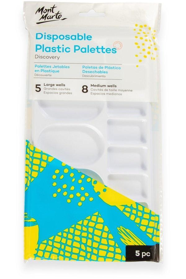 Mont marte MM Tek Kullanımlık Plastik Palet 5 Adet - Image 1