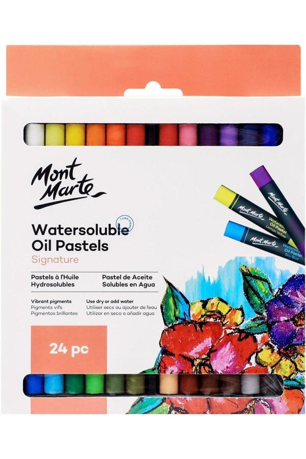 Mont marte MM Suda Çözünür Yağlı Pastel 24'lü Signature - Image 1