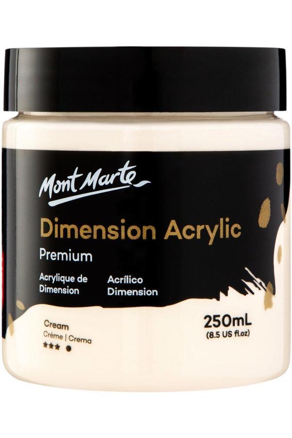Mont marte MM Premium Dimension Akrilik 250ml - Cream - Image 1