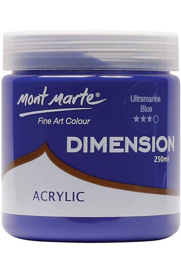 Mont marte MM Premium Dimension Akrilik 250ml - Ultramarin Blue - Image 1