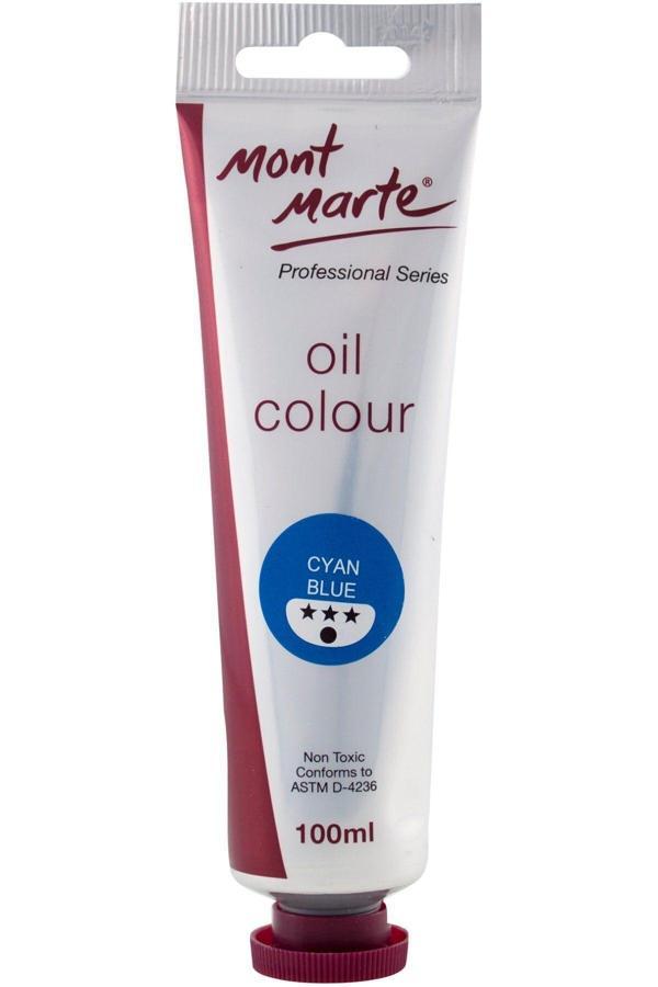 Mont marte MM Yağlı Boya 100ml - Cyan Blue - Image 1