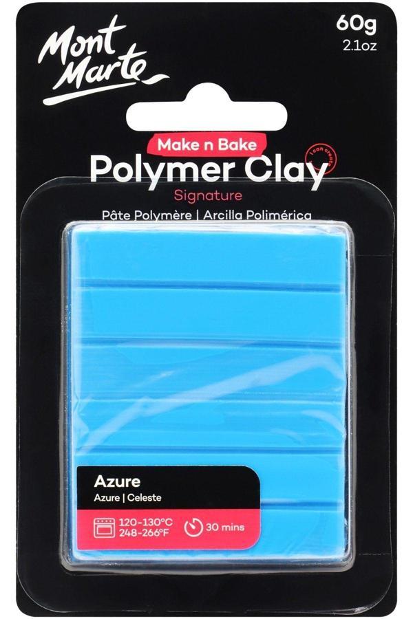 Mont marte Make n Bake Polimer Kil Signature 60g - Azure - Image 1