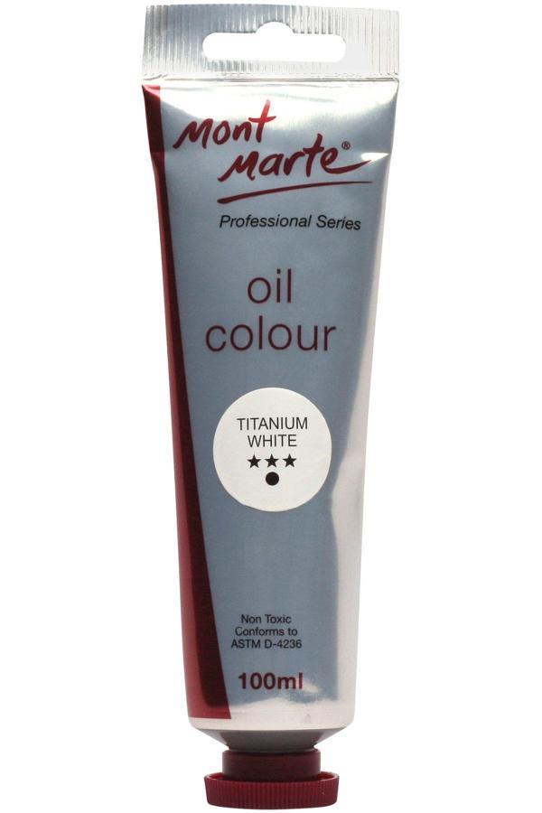 Mont marte MM Yağlı Boya 100ml - Titanyum White - Image 1