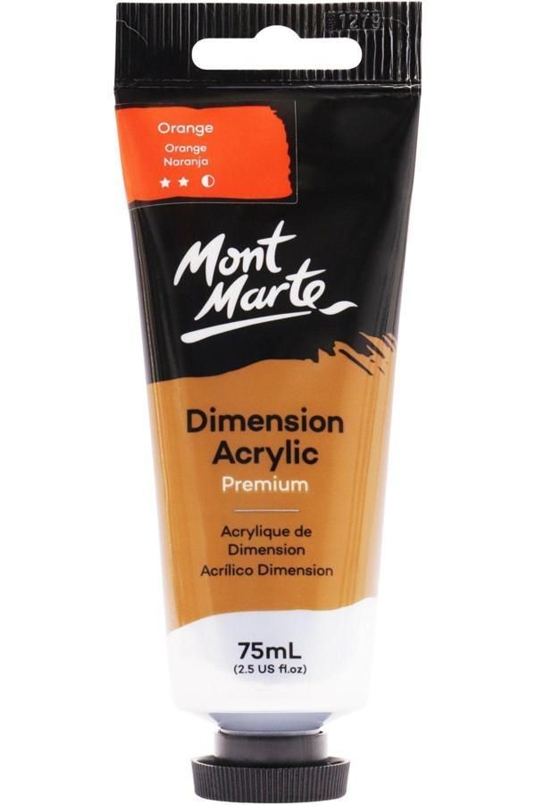Mont marte MM Premium Dimension Akrilik 75ml - Orange - Image 1