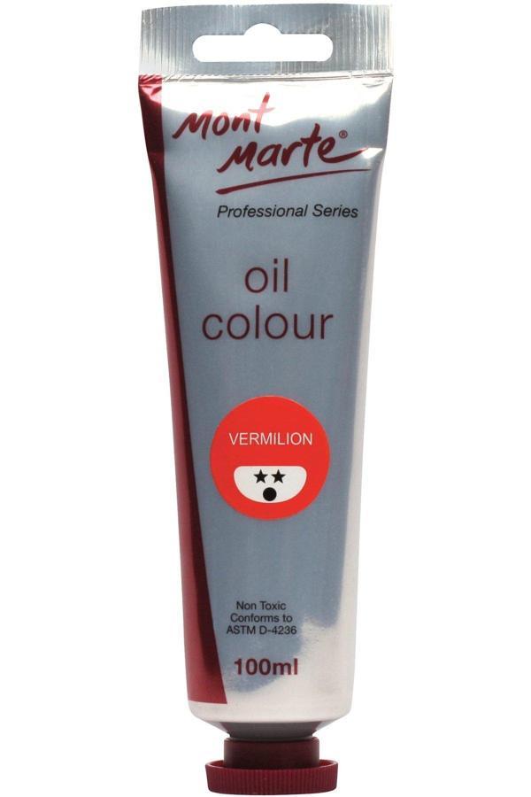 Mont marte MM Yağlı Boya 100ml - Vermillion - Image 1