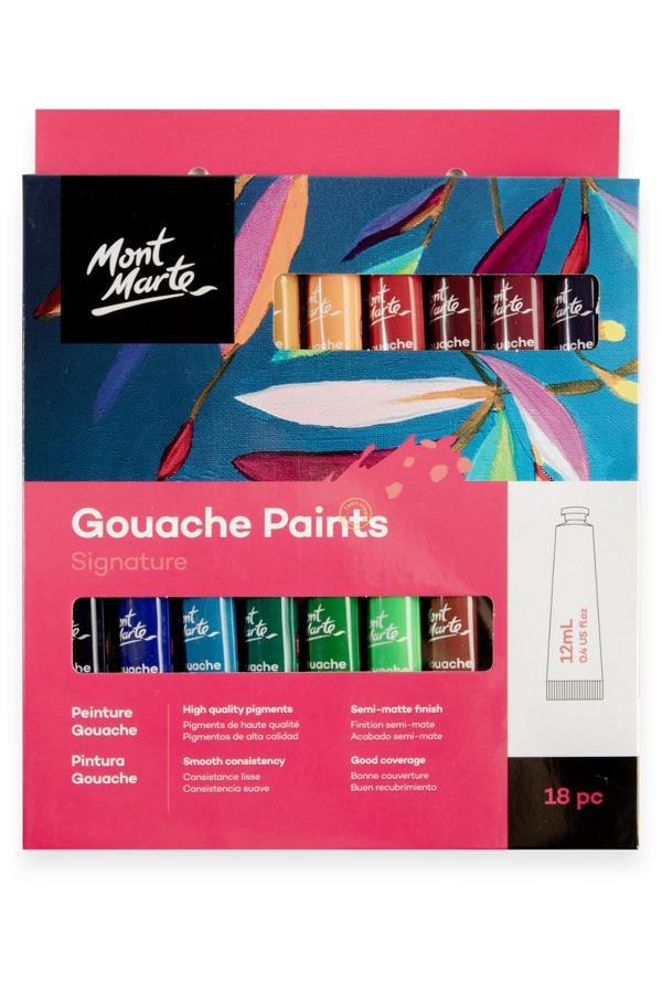 Mont marte MM Guaj 18'li x 12 ml - Image 1