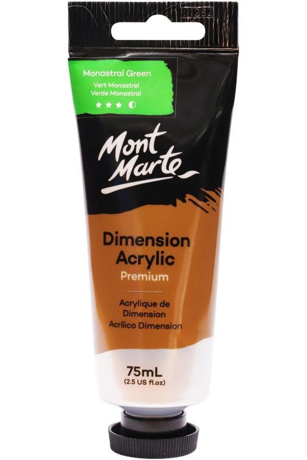Mont marte MM Premium Dimension Akrilik 75ml - Monastral Green - Image 1