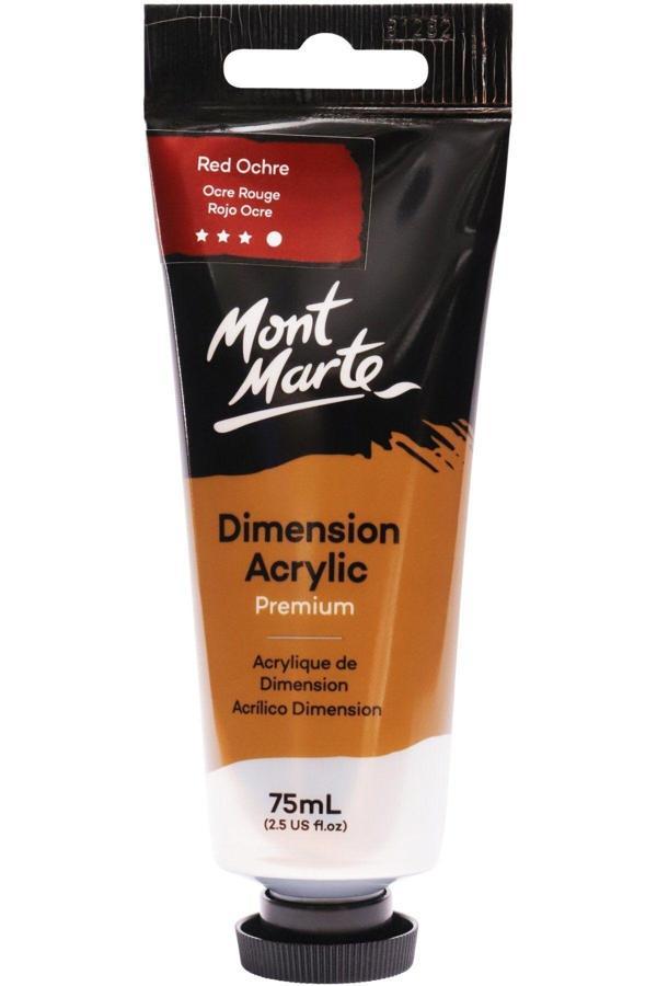 Mont marte MM Premium Dimension Akrilik 75ml - Red Ochre - Image 1