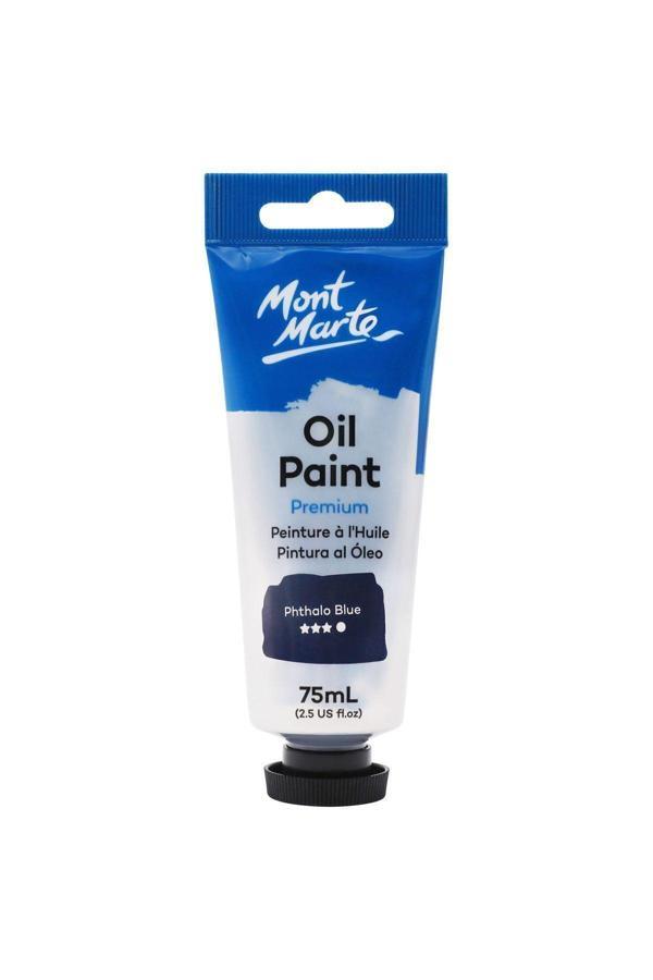 Mont marte MM Premium Yağlı Boya 75ml - Phthalo Blue - Image 1