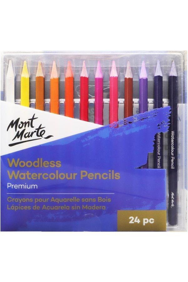 Mont marte MM Ağaçsız Suluboya Kalemleri 24'lü Premium - Image 1
