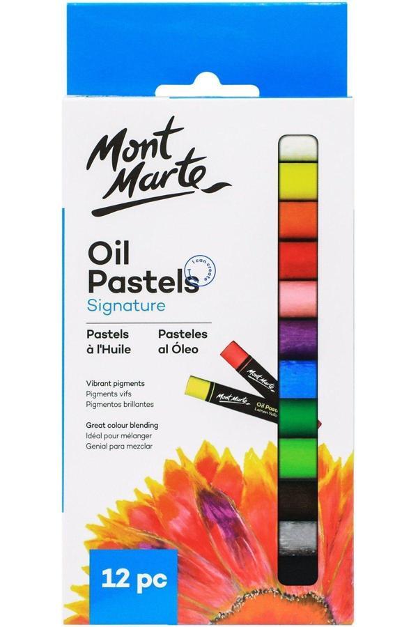 Mont marte MM Yağlı Pastel 12'li Signature - Image 1