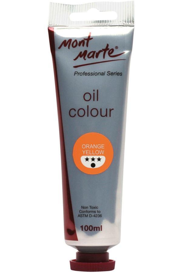 Mont marte MM Yağlı Boya 100ml - Orange Yellow - Image 1