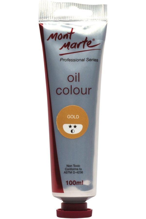 Mont marte MM Yağlı Boya 100ml - Gold - Image 1