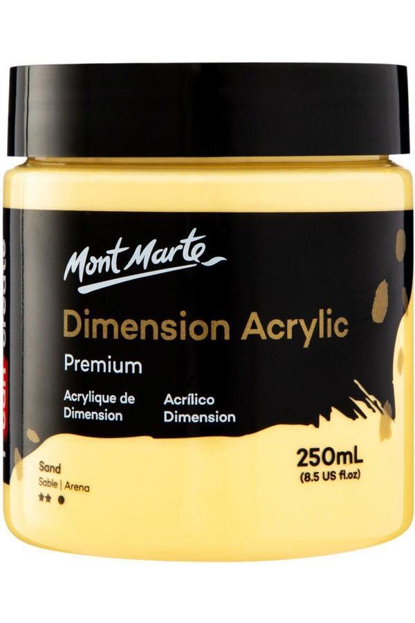 Mont marte MM Premium Dimension Akrilik 250ml - Sand - Image 1