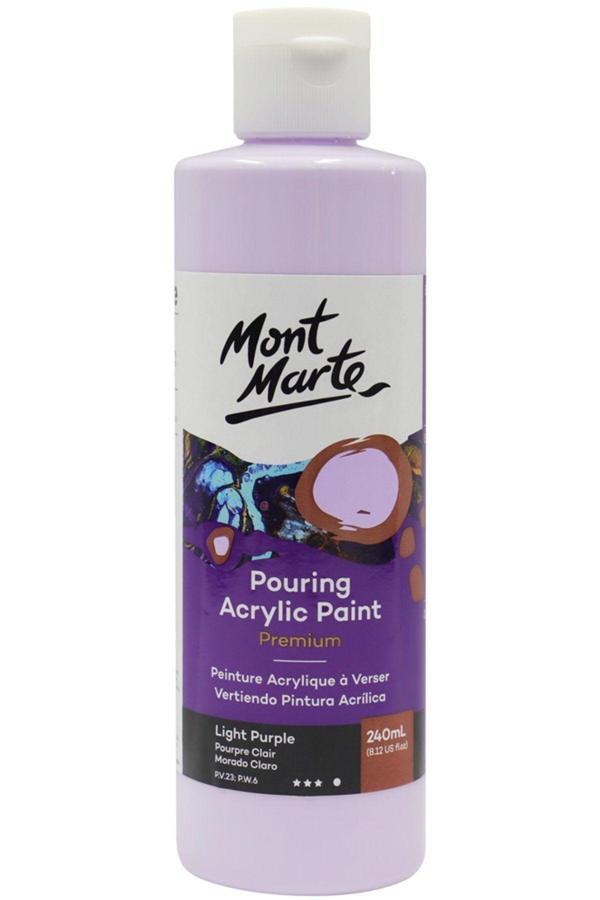 Mont marte MM Dökme Akrilik Boya Premium 240ml - Light Purple - Image 1