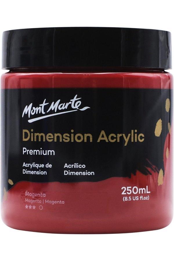 Mont marte MM Premium Dimension Akrilik 250ml - Macenta - Image 1