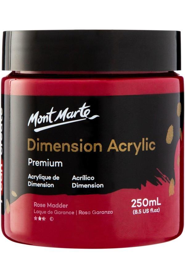 Mont marte MM Premium Dimension Akrilik 250ml - Rose Madder - Image 1