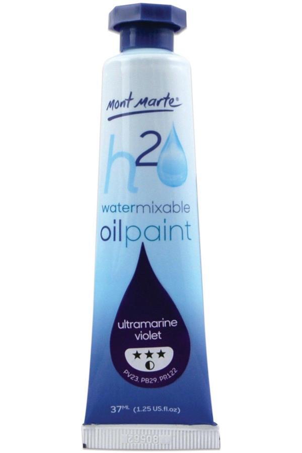 Mont marte MM Suyla Karıştırılabilir Yağlı Boya 37ml - Ultra Violet - Image 1