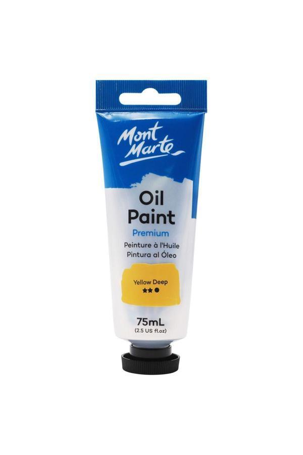 Mont marte MM Premium Yağlı Boya 75ml - Yellow Deep - Image 1