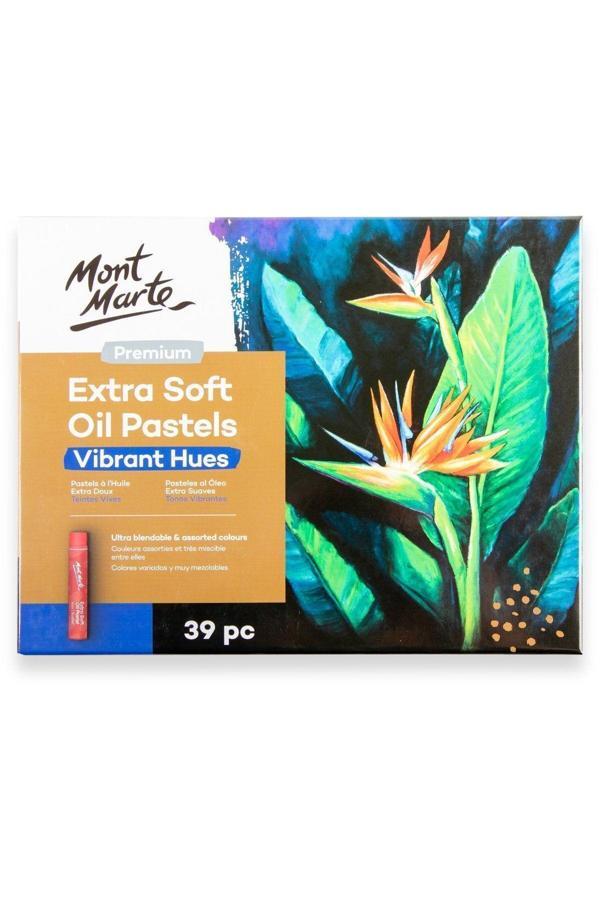Mont marte MM Ekstra Yumuşak Yağlı Pastel Canlı Tonlar 39'lu Premium - Image 1