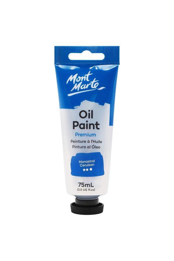 Mont marte MM Premium Yağlı Boya 75ml - Monastral Cerulean - Image 1