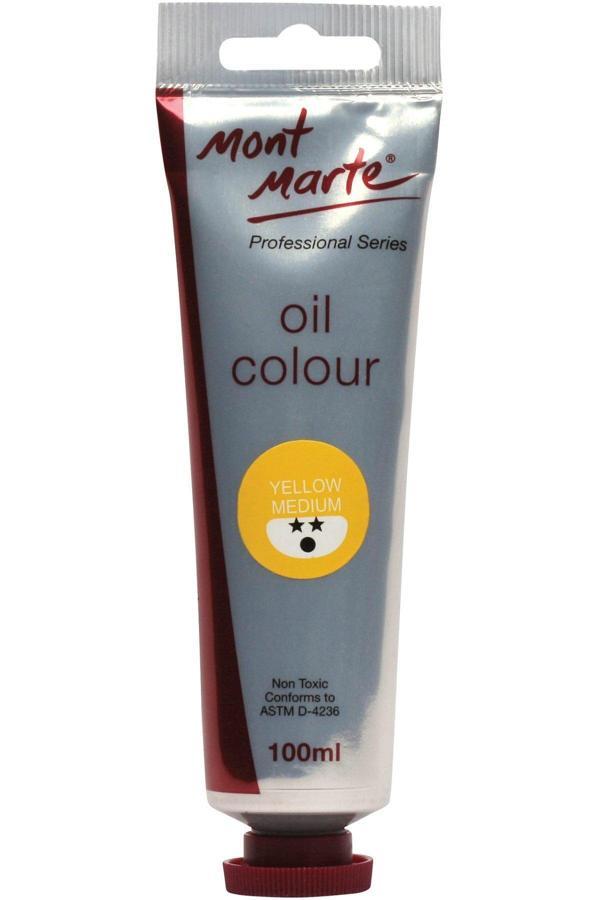 Mont marte MM Yağlı Boya 100ml - Yellow Medium - Image 1