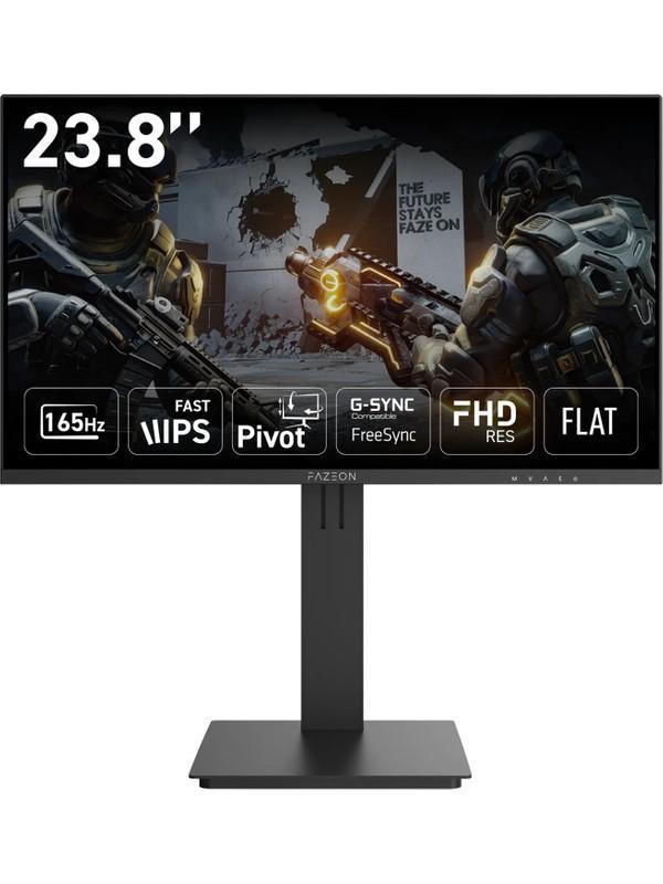Fazeon X24F166P 24” 165Hz 5ms IPS Full HD HDMI+DP Pivot Gaming Monitör - Image 1