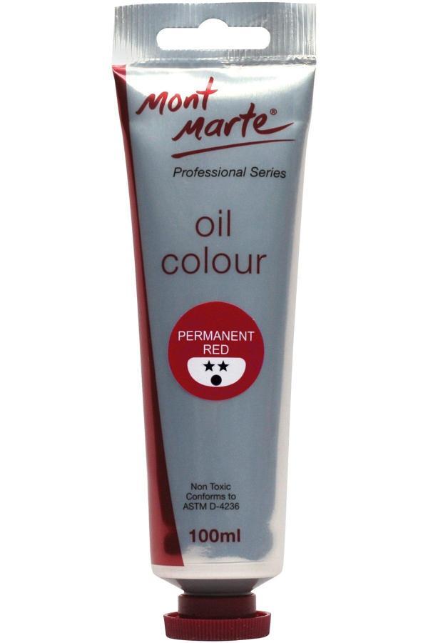 Mont marte MM Yağlı Boya 100ml - Permanent Red - Image 1