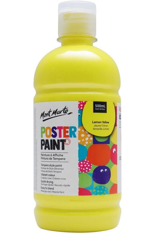 Mont marte MM Poster Boyası 500ml - Lemon Yellow - Image 1
