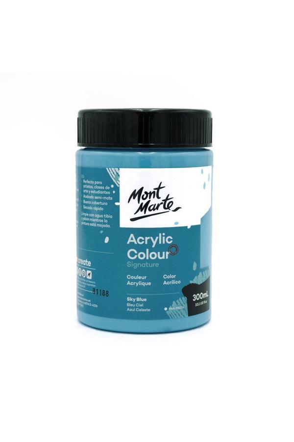 Mont marte MM Akrilik Renkli Boya Signature 300ml - Sky Blue - Image 1