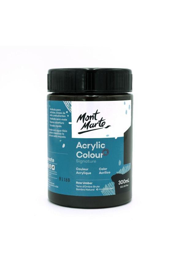 Mont marte MM Akrilik Renkli Boya Signature 300ml - Raw Umber - Image 1