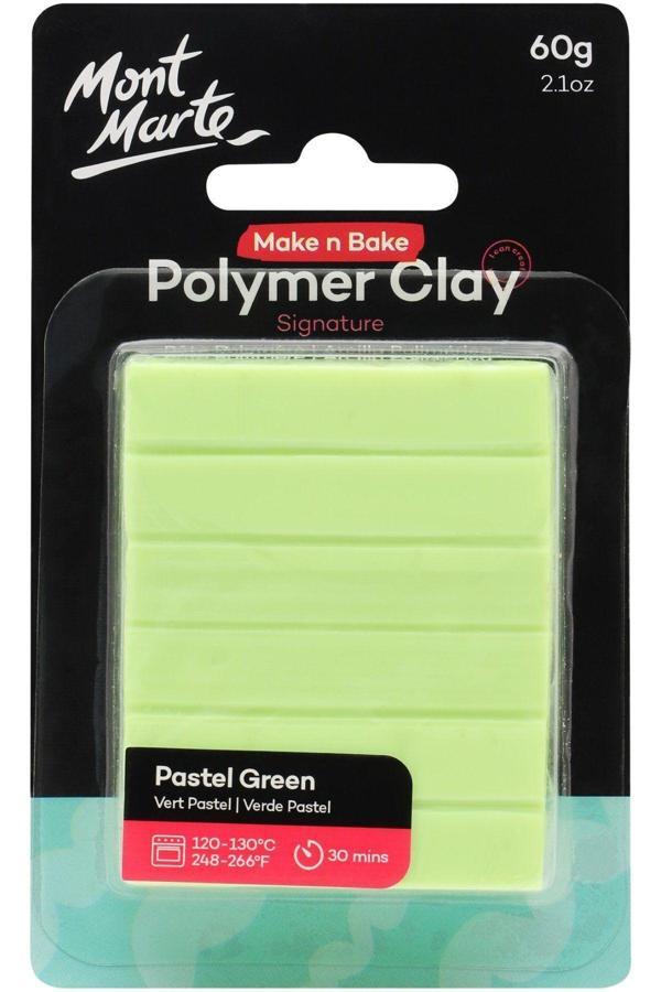Mont marte MM Make n Bake Polimer Kil Signature 60g - Pastel Green - Image 1
