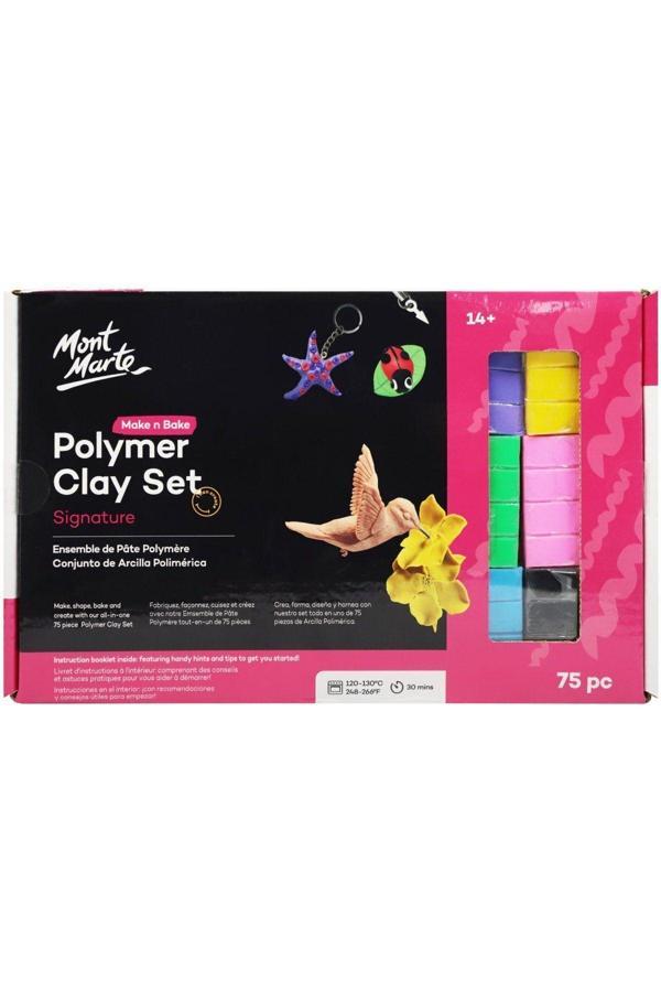 Mont marte MM Make n Bake Polimer Kil Seti Signature 75 Parça - Image 1