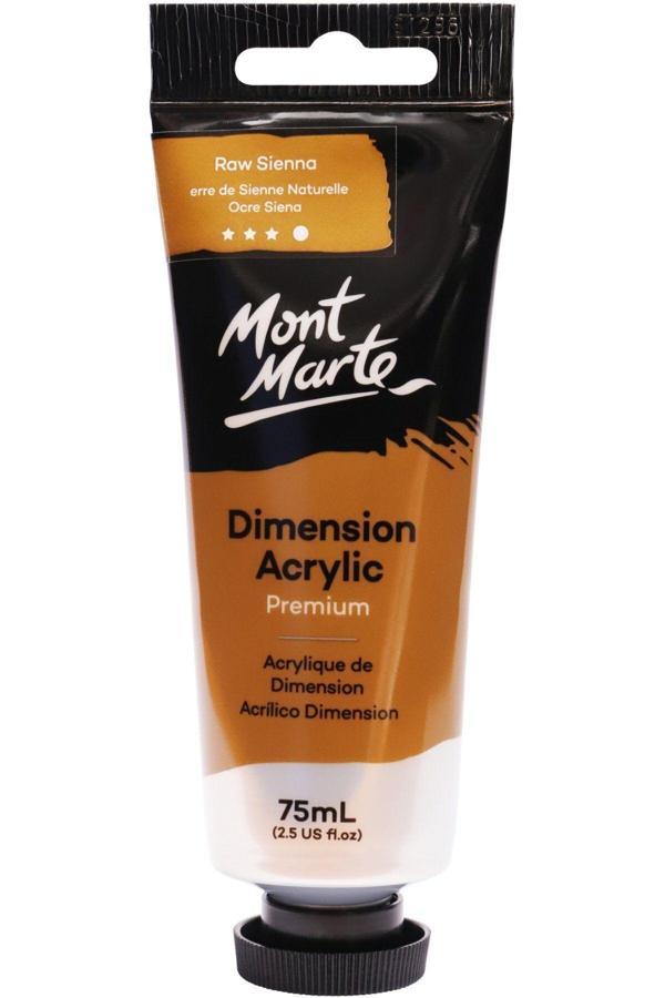 Mont marte MM Premium Dimension Akrilik 75ml - Raw Sienna - Image 1